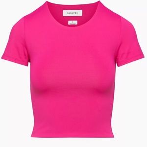 Aritzia Babaton Contour Tee - Granita Pink L